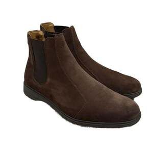 Amberjack The Chelsea Walnut Brown Suede Chelsea Boots 9.5 Men